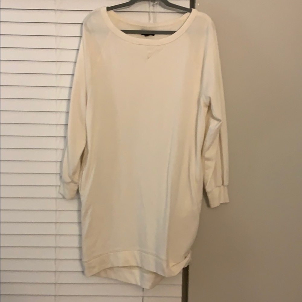 Cotton sweater dress